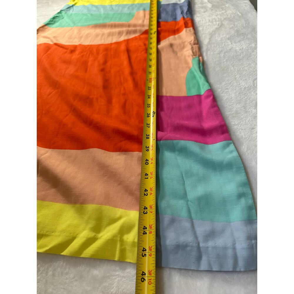 Mara Hoffman Color Block High Neck Midi Shift Dress Size XS GUC - Picture 8 of 9